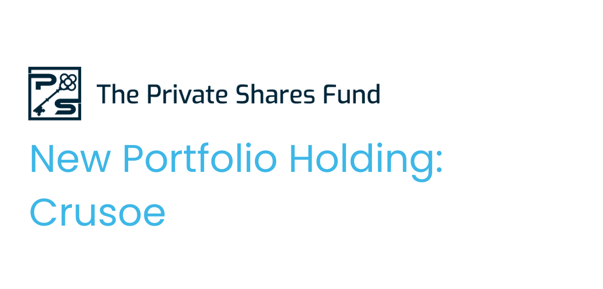 New Portfolio Holding: Crusoe